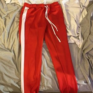 Red Joggers